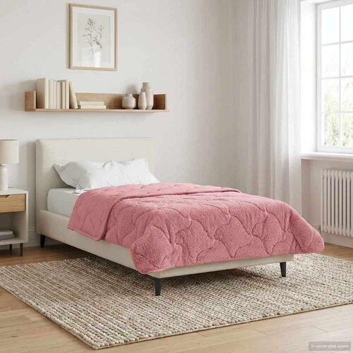  Poletna odeja Roza 140 x 220 cm Mikrofibra in Teddy flis, (5000284660) Cene