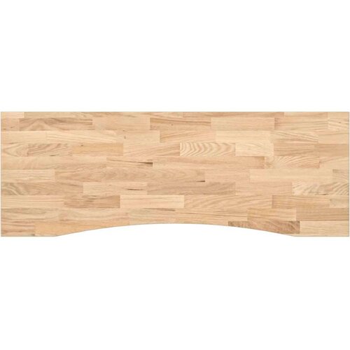 VidaXL Mizna plo&amp;scaron;ča neobdelan 140x50x2,5 cm trdna hrastovina Slike