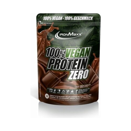 IRONMAXX 100 % Vegan Protein Zero - Creamy Chocolate Slike