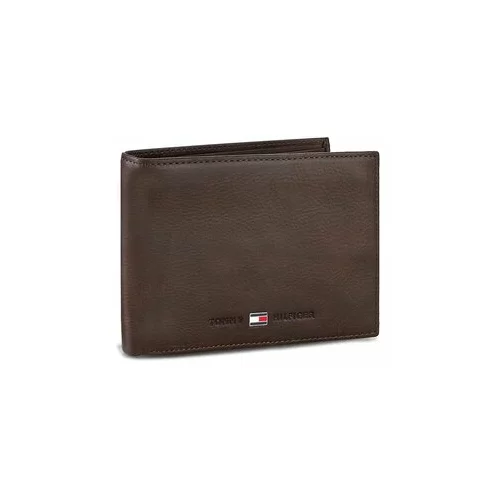 Tommy Hilfiger Velika moška denarnica Johnson Cc Flap And Coin Pocket AM0AM00660/82566 Rjava
