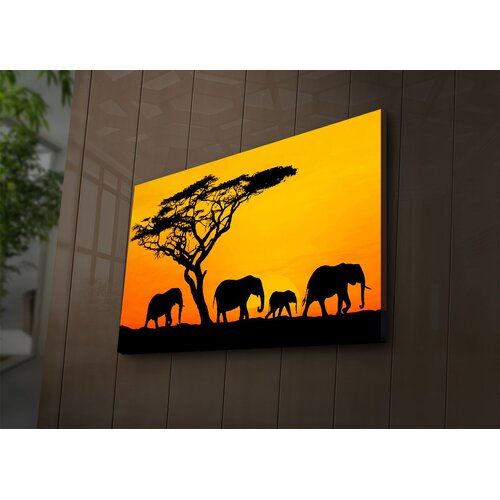 Opviq Slika na platnu sa LED osvetljenjem 45x70cm Cijene