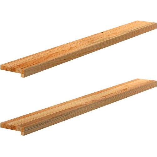  Prozorske klupice 2 kom svijetlosmeđe 140x15x2 cm masivne hrast Cijene