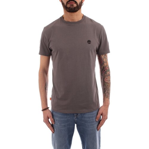 Timberland Majice s kratkimi rokavi TB0A2BPR0331 Siva Slike