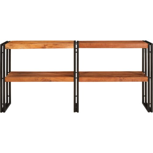  Konzolni stol 160x33x75 cm Čvrsto grubo bagremovo drvo Slike
