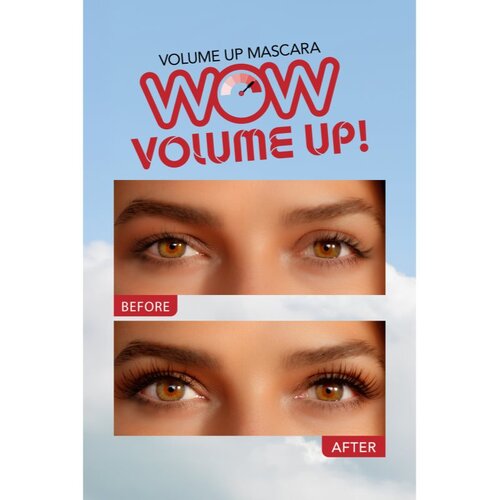Flormar Volume Up Mascara maskara za ekstra volumen odtenek Black 12 ml Slike