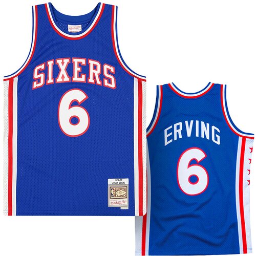 Mitchell And Ness Julius Erving 6 Philadelphia 76ers 1976-77 Mitchell & Ness Swingman dres Cene