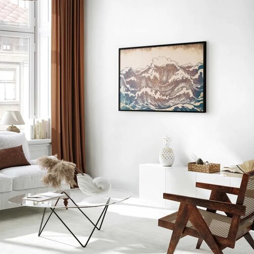  Plakat - Giant Waves 90x60 Crni okvir Slike