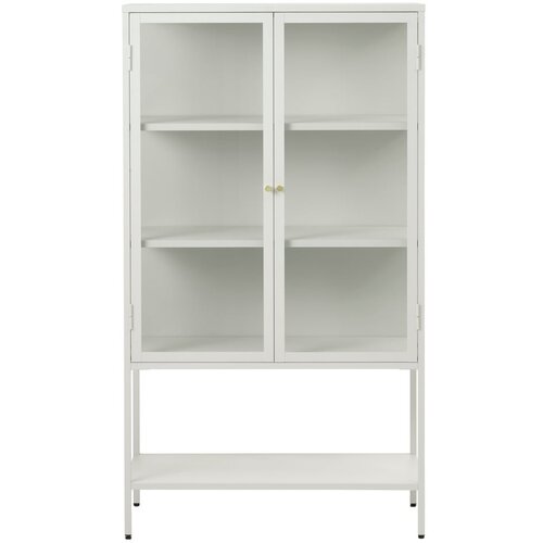 Unique Furniture Bela kovinska vitrina 88x132 cm Carmel – Cene