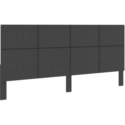 Uzglavlje od tkanine tamnosivo 200 x 200 cm Cijene