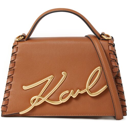 Karl Lagerfeld Torba za čez ramo rjava / zlata Cene
