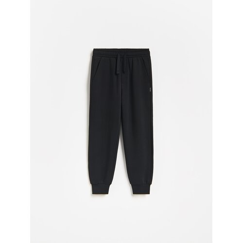 Reserved Pamučne jogger hlače - crno Cijene