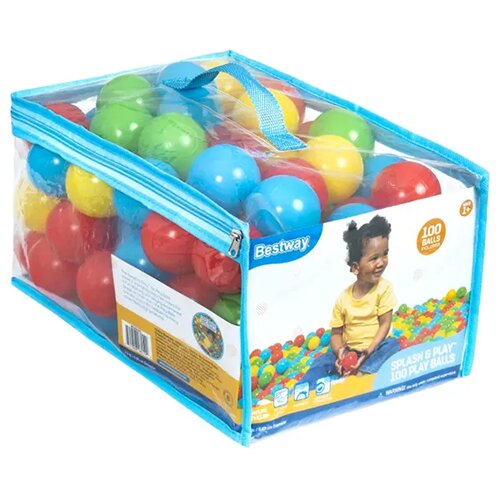 Bestway Šarene plastične loptice 100kom Splash & Play 52648 Slike