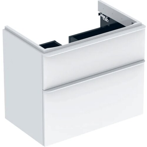 Geberit omarica za umivalnik smyle square, lakirano, visoki sijaj / bela (500.354.00.1) Slike