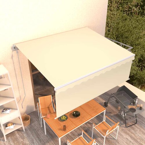  Automatska tenda na uvlačenje s roletom 4 x 3 m krem Cene