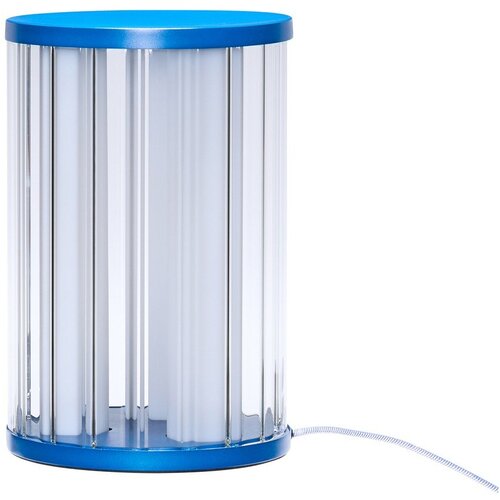 H&amp;uuml;bsch Modra steklena LED zatemnitvena namizna svetilka (vi&amp;scaron;ina 30 cm) Aru &amp;ndash; Slike