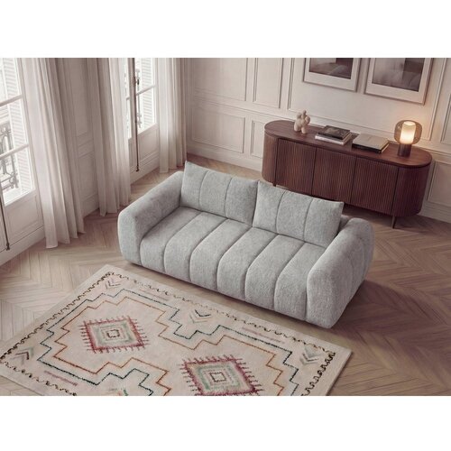 Bobochic Paris Svetlo siva sedežna garnitura 242 cm Nesty &amp;ndash; Slike