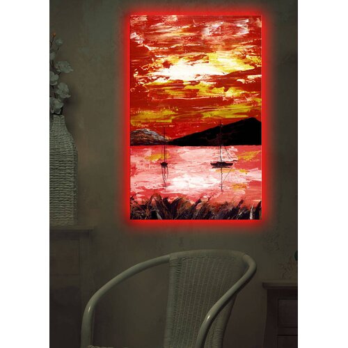 Wallity Zidna slika sa LED osvetljenjem 4570DACT-12, 45x70 cm Cene