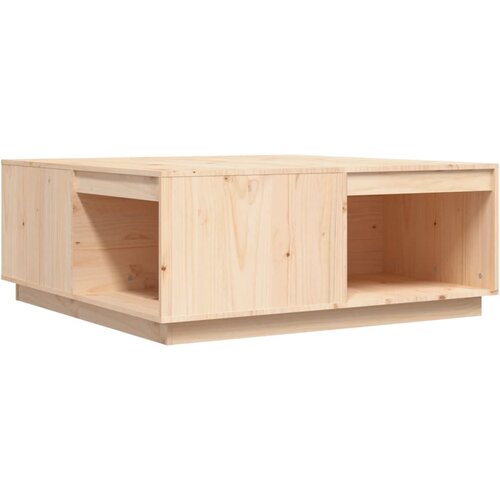 Maison Chic Klubska mizica - kavna mizica - Nizka mizica 100x101x40,5 cm trdna borovina, (21754604) Cene