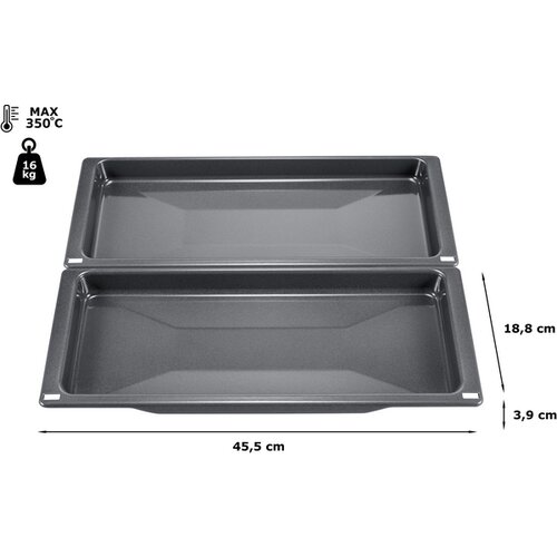 Bosch 2 mala pleha za pečenje HEZ530000 Slike