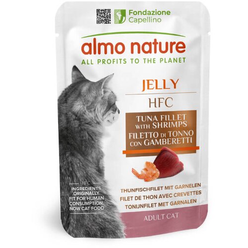 Almo Nature HFC Jelly vrečka - tunin file in rakci - 55 g 55 g Cene