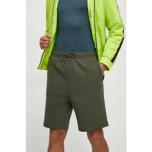 BOSS Green Kratke hlače moški, zelena barva