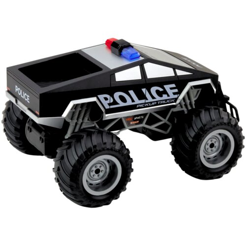  Terenski RC policijski automobil na daljinsko upravljanje, crni 1:16 Slike