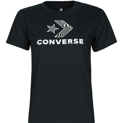 Converse Majice s kratkimi rokavi STAR CHEVRON TEE Črna Slike