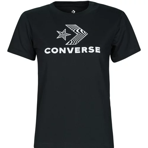 Converse Majice s kratkimi rokavi STAR CHEVRON TEE Črna