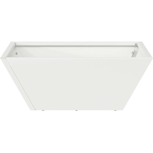  Vrtna saksija 5 pcs Bijelo 40 x 40 x 15 cm Čelična vrata Slike