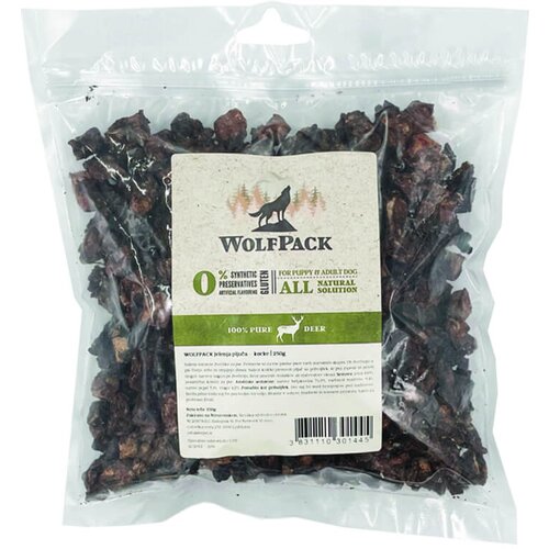 WolfPack koščki jelenovih pljuč - 250 g Cene
