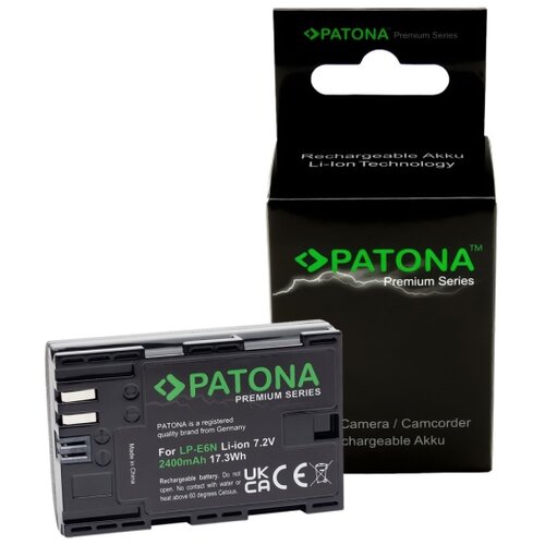 Patona Baterija Canon LP-E6N 2400mAh Li-Ion Premium 80D Slike