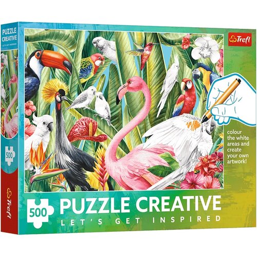 Trefl Creative Rajske ptice 500-dijelna bojanka slagalica - Cijene