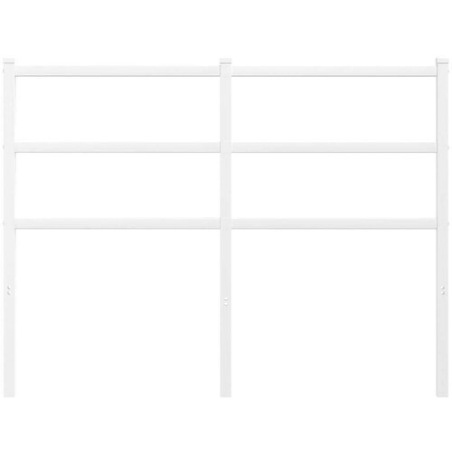 vidaXL Kovinsko vzglavje belo 120 cm Cene