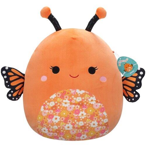 Squishmallows leptir skuishmallovs monarch sa cvetnim stomakom, 40cm, narandžasta Slike