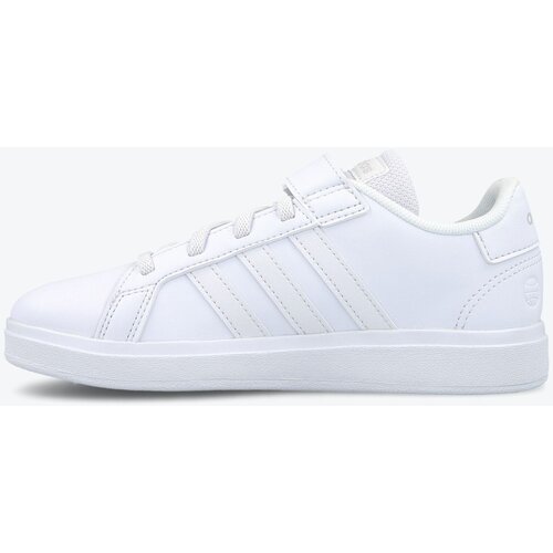 Adidas Čevlji Grand Court 2.0 El K FZ6160 Ftwwht/Ftwwht/Greone Slike