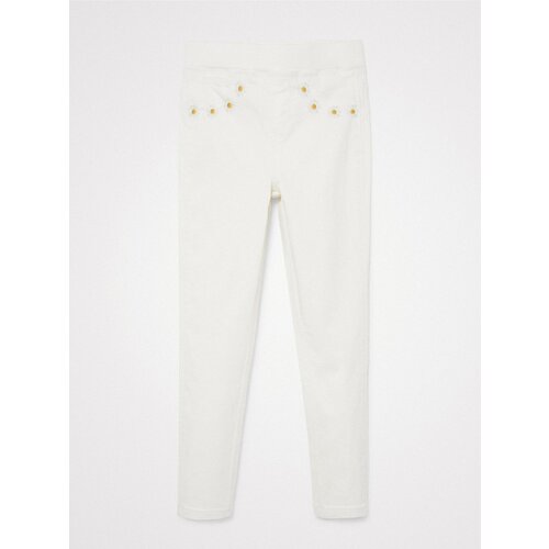 Desigual White Girly Slim Fit Jeans Tartaleta - Girls Cijene