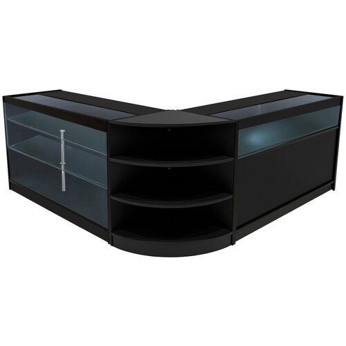 Monster Demeter LED komplet prodajnih pultov K1500, B1500 in LM60 - črne barve, (5000279027) Cene