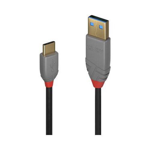 Lindy 36885 USB kabel 0,5 m USB 2.0 USB A USB C Črna, Siva Cene
