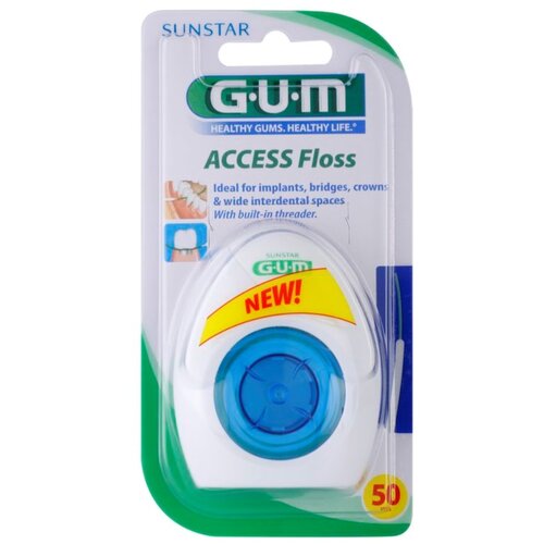 GUM Access Floss zubni konac za aparatiće i implantate 50 kom Cijene