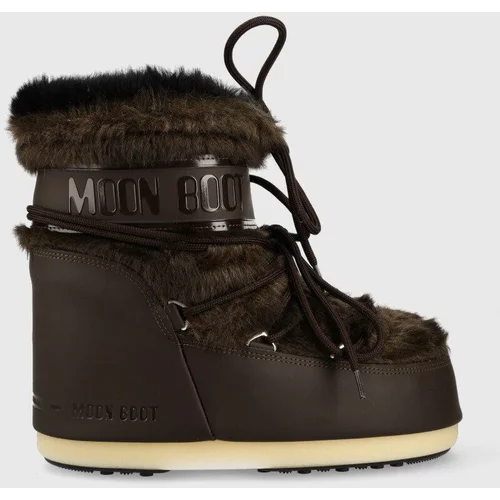 Moon Boot Čizme za snijeg Icon Low Faux Fur boja: smeđa