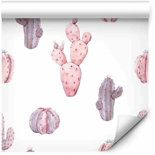  Tapeta - Pink Cacti 49x1000 Samoljepljiva Slike