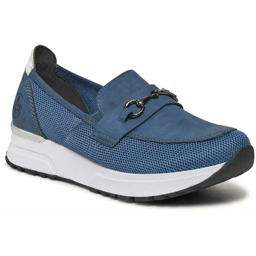 Rieker Nizki čevlji N7455-14 Modra