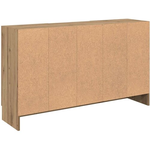  Komoda boja hrasta artisan 120x30,5x70 cm od konstruiranog drva Smeđa Slike