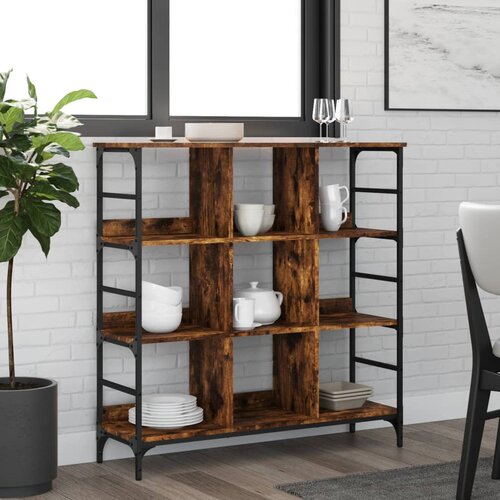  The Living Store Komoda dimljeni hrast 102x32x103,5 cm inženirski les - Komoda, (21502314) Slike
