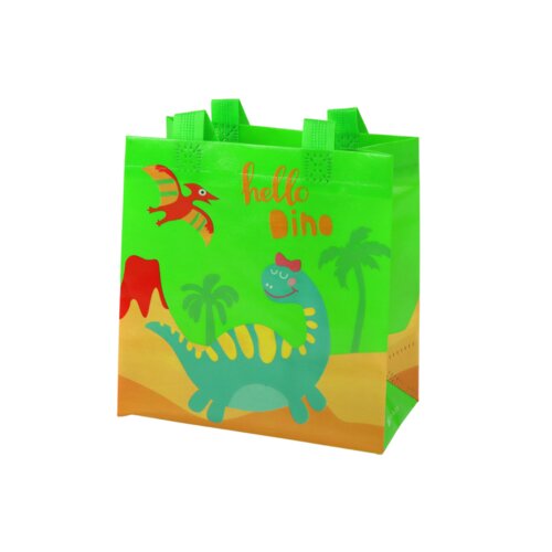  Poklon vrećica 23cm x 21.5cm x 11cm zelena dinosaur Cijene