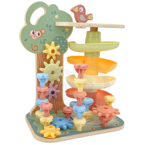 Woopie Green drvo aktivnosti s kulodromom Montessori 4u1 Slike