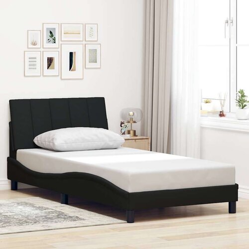 vidaXL Okvir za krevet bez madraca crni 100x200 cm od tkanine Cene