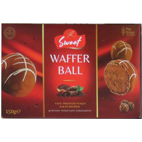 Sweet Biskvit Waffer ball,150g Slike