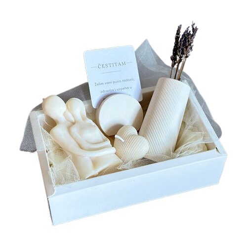 Marfeja Gift Shop Poklon Set Zagrljaji, Beli Cene