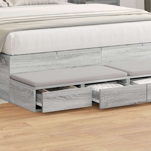  Noćni ormarići Sivi sonoma Konstruirano drvo 160 x 36.5 x 16.5 cm Slike